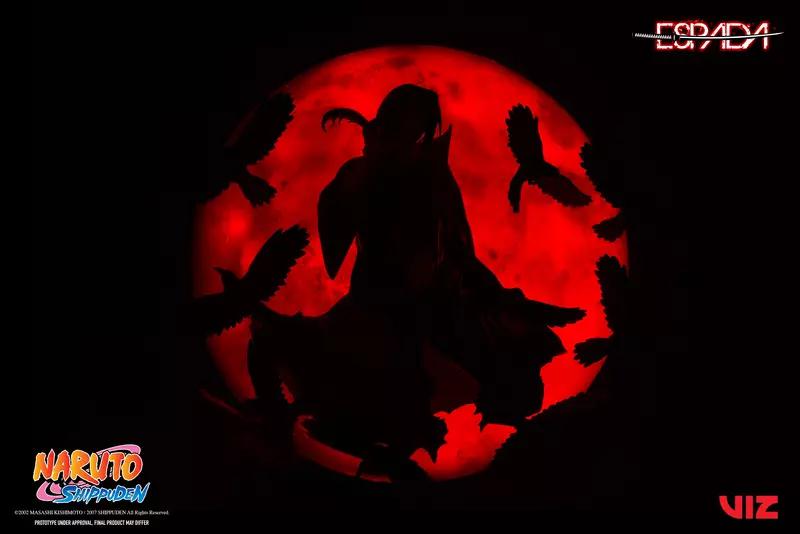 Preview: Itachi Uchiha (Tsukuyomi) - Breach Wall Art Line Statue - Espada Art