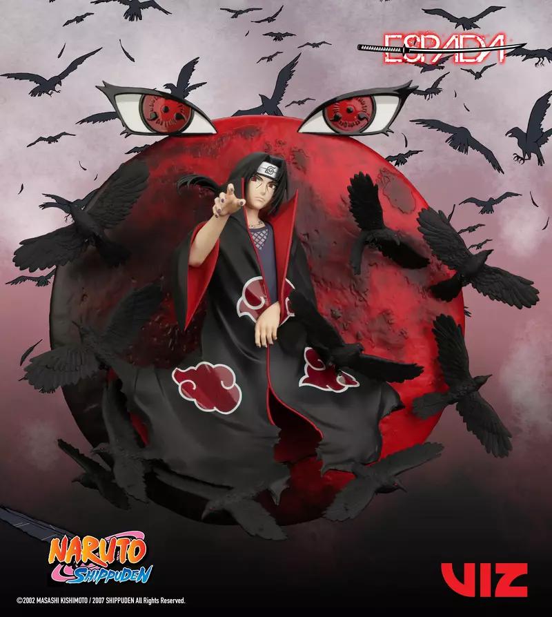 Preview: Itachi Uchiha (Tsukuyomi) - Breach Wall Art Line Statue - Espada Art