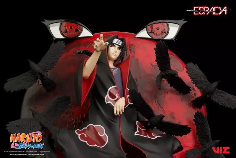 Preview: Itachi Uchiha (Tsukuyomi) - Breach Wall Art Line Statue - Espada Art