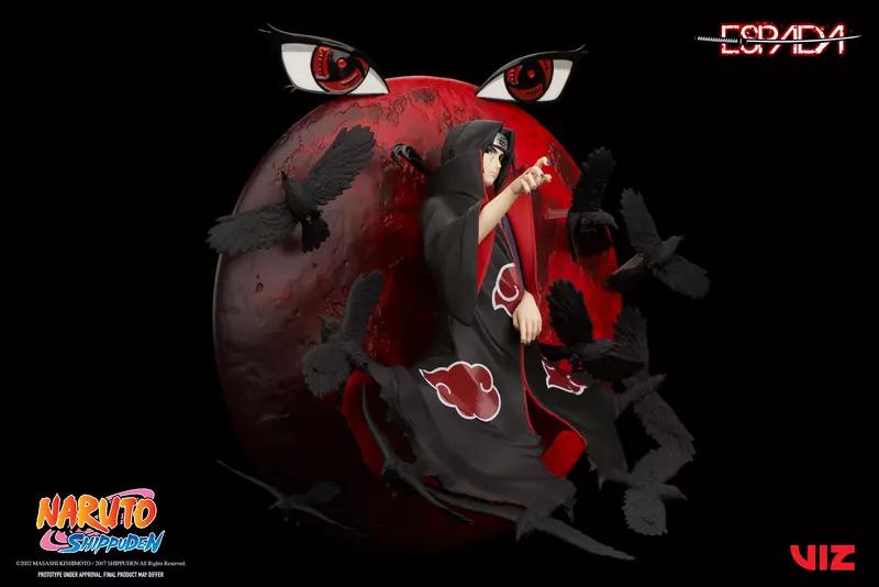 Preview: Itachi Uchiha (Tsukuyomi) - Breach Wall Art Line Statue - Espada Art