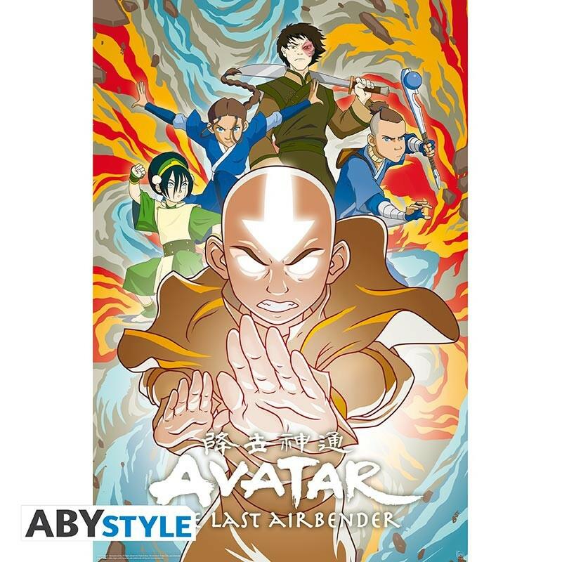 Preview: Mastery of the Elements - Avatar - Poster - 91.5 x 61 cm - AbyStyle