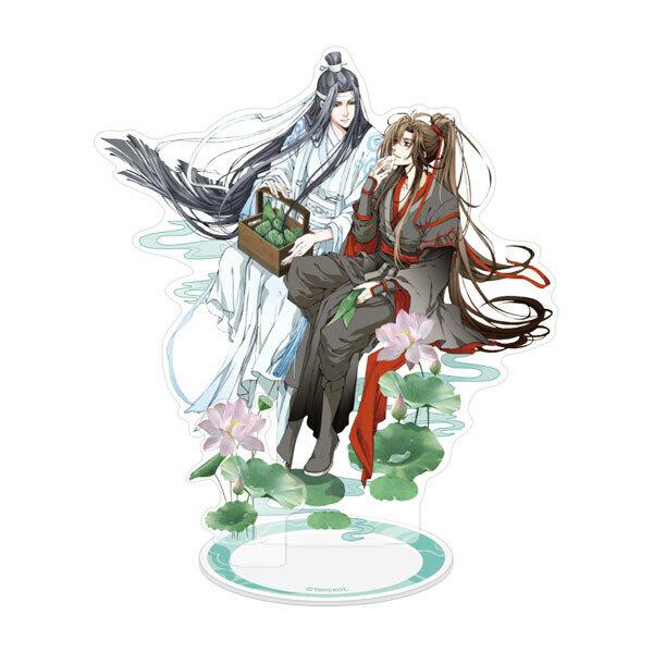 Preview: Wei Wuxian & Lan Wangji (Jiao shu Jin Jie Version) - The Master of Diabolism / Mo Dao Zu Shi - Acrylaufsteller,  Acrylblock, Glitzer Button + Karte Set - Hobby Rangers