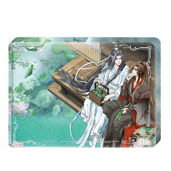 Preview: Wei Wuxian & Lan Wangji (Jiao shu Jin Jie Version) - The Master of Diabolism / Mo Dao Zu Shi - Acrylaufsteller,  Acrylblock, Glitzer Button + Karte Set - Hobby Rangers