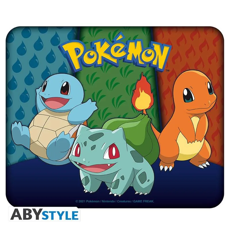 Preview: Pokemon - Flexibles Mousepad - Kanto Starters - ABYStyle