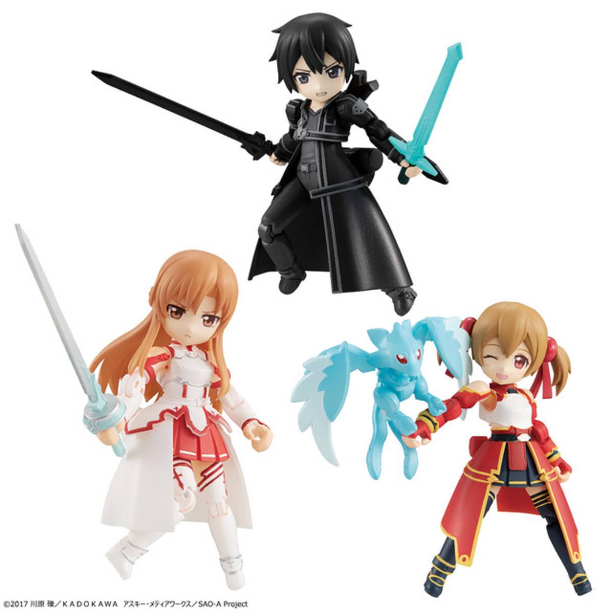 Preview: Set (3 Figuren) - Sword Art Online - Desktop Army Actionfigur - Megahouse - Neuauflage