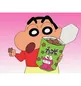 Preview: Crispy Chocolate Cookies in der Shin-Chan Version von Tohato