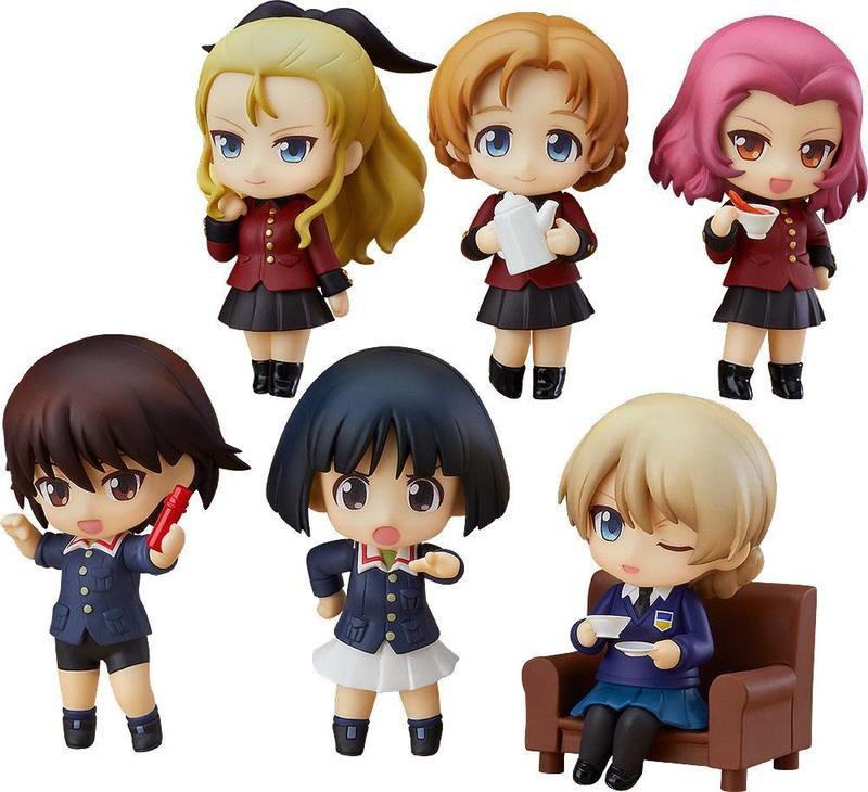 Preview: das Finale 6er-Pack - Girls und Panzer Nendoroid Petite