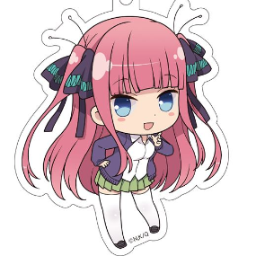 Preview: Nino Nakano - The Quintessential Quintuplets - Petitkko Acryl Anhänger - Penguin Parade