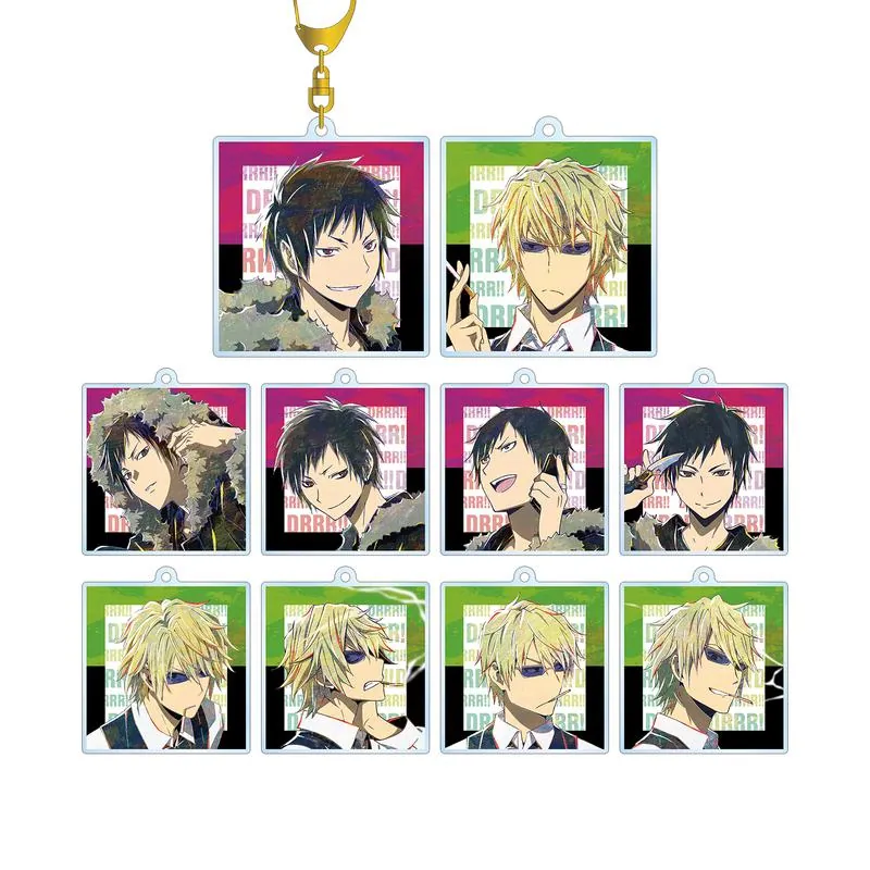 Preview: Lucky Box - Izaya & Shizuo - Durarara!!x2 - Acrylanhänger (Trading Ani-Art) - Armabianca