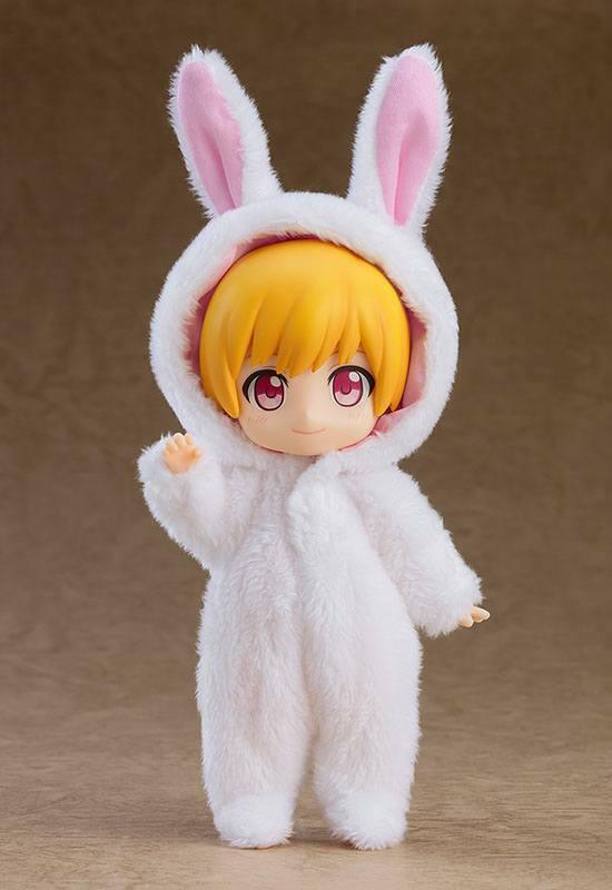 Preview: Hase - Weiß - Kigurumi Pajamas - Nendoroid Doll Outfit Set - Good Smile Company