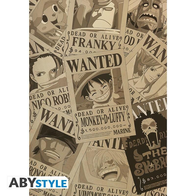 Preview: One Piece - 5 Postkarten (14,8 x 10,5 cm) - Wanted Set 1 - AbyStyle