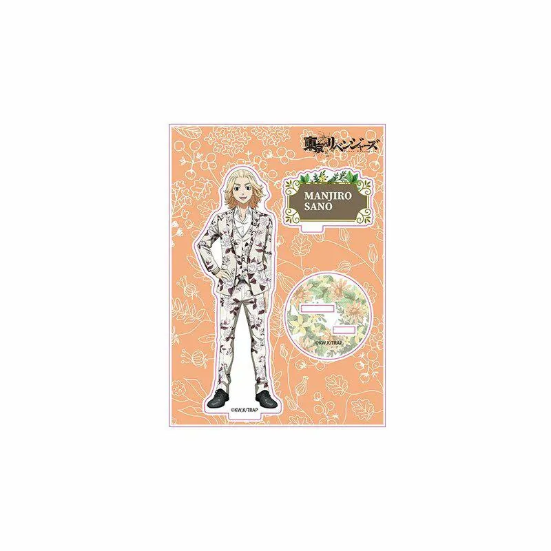 Preview: Manjiro Sano / Mikey - Original Illustration - Acrylaufsteller - Orange Rouge