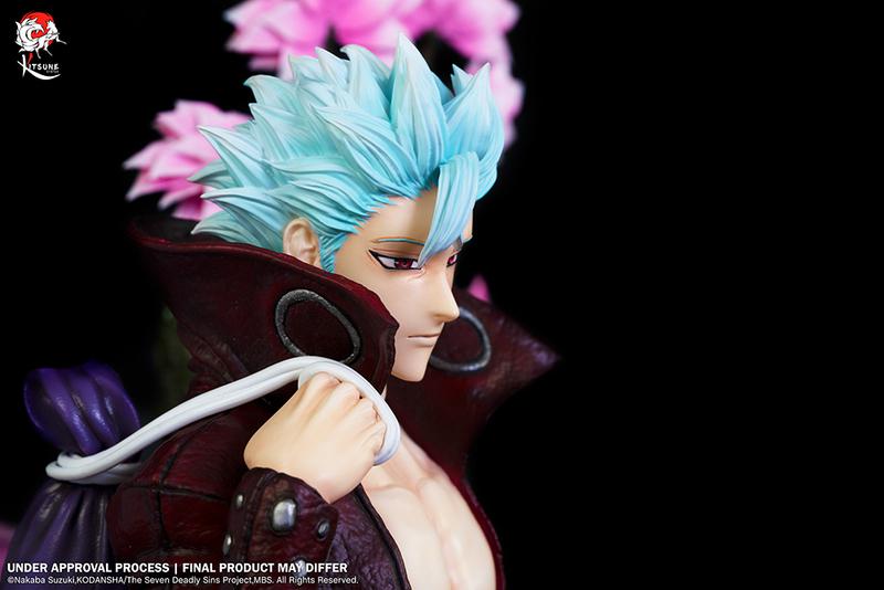 Preview: Ban und Elaine - Seven Deadly Sins - Resin Diorama - Kitsune Statue