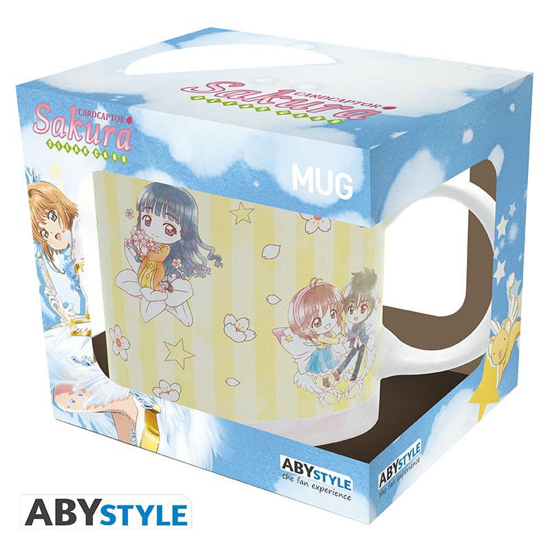 Preview: "Sakura Chibi Watercolor" - 320 ml Tasse - Card Cator Sakura - AbyStyle