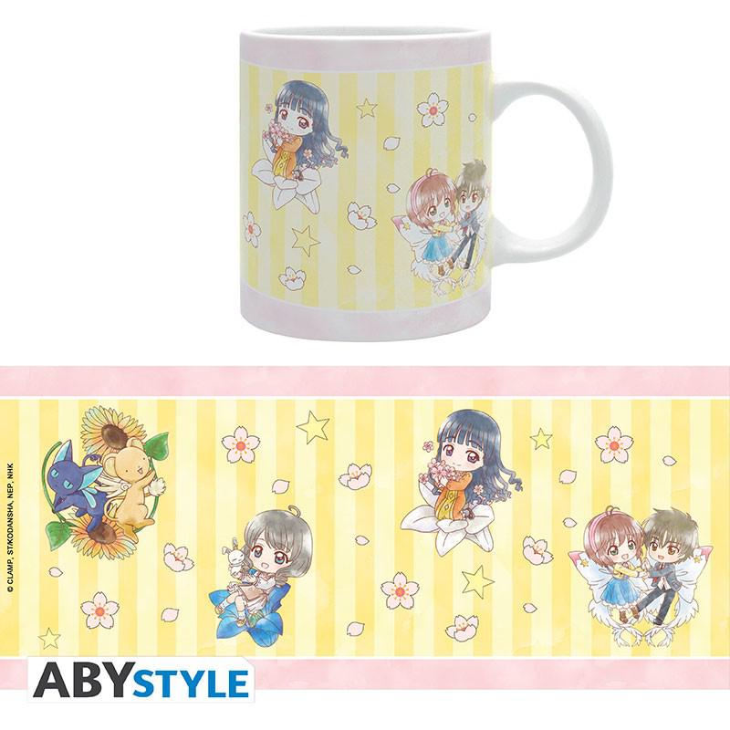 Preview: "Sakura Chibi Watercolor" - 320 ml Tasse - Card Cator Sakura - AbyStyle