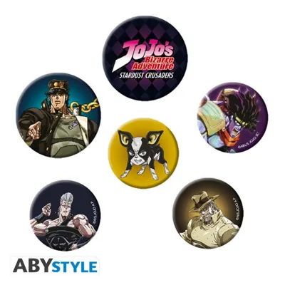 Preview: Jojo´s Bizarre Adventure - "Stardust Crusaders" - Badge Pack - ABYStyle