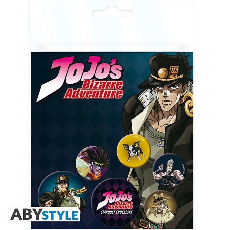 Preview: Jojo´s Bizarre Adventure - "Stardust Crusaders" - Badge Pack - ABYStyle