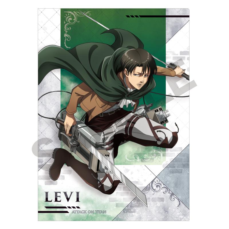 Preview: Levi Ackerman - Attack on Titan - Clear File / Aktenhülle - Crux