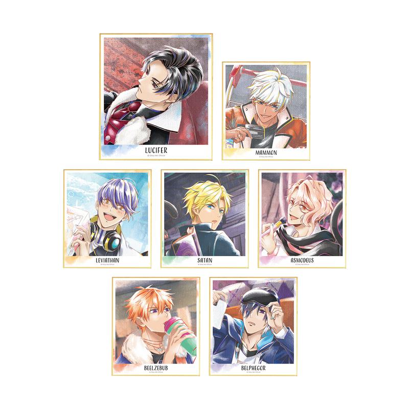 Preview: Lucky Box - Obey Me! - Mini Shikishi (Trading Ani-Art Aqua Label) - Armabianca