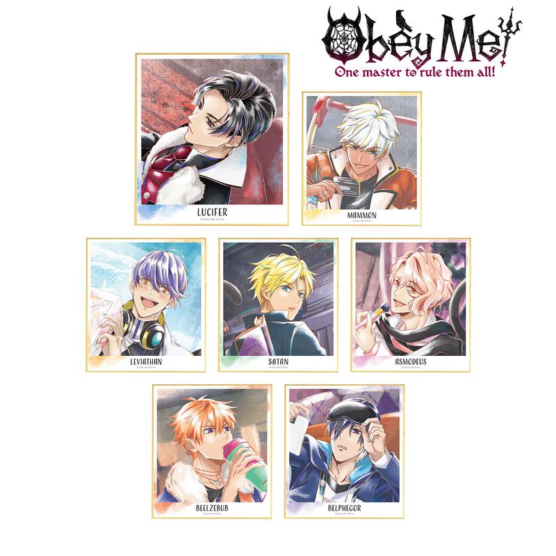 Preview: Lucky Box - Obey Me! - Mini Shikishi (Trading Ani-Art Aqua Label) - Armabianca