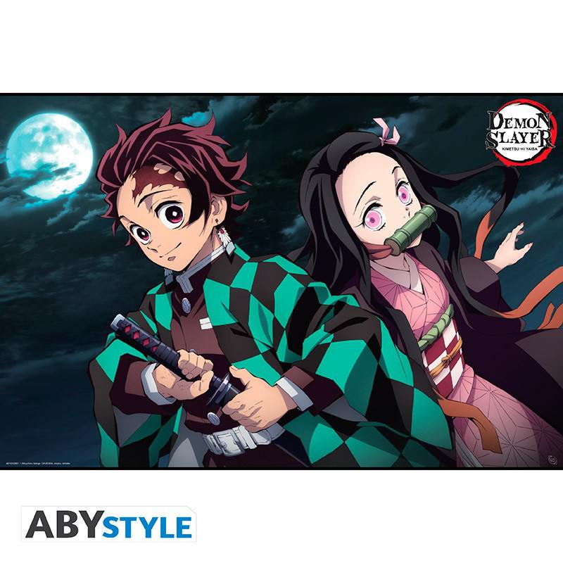 Preview: Tanjiro & Nezuko - Poster - (91,5 x 61 cm) - Demon Slayer - AbyStyle