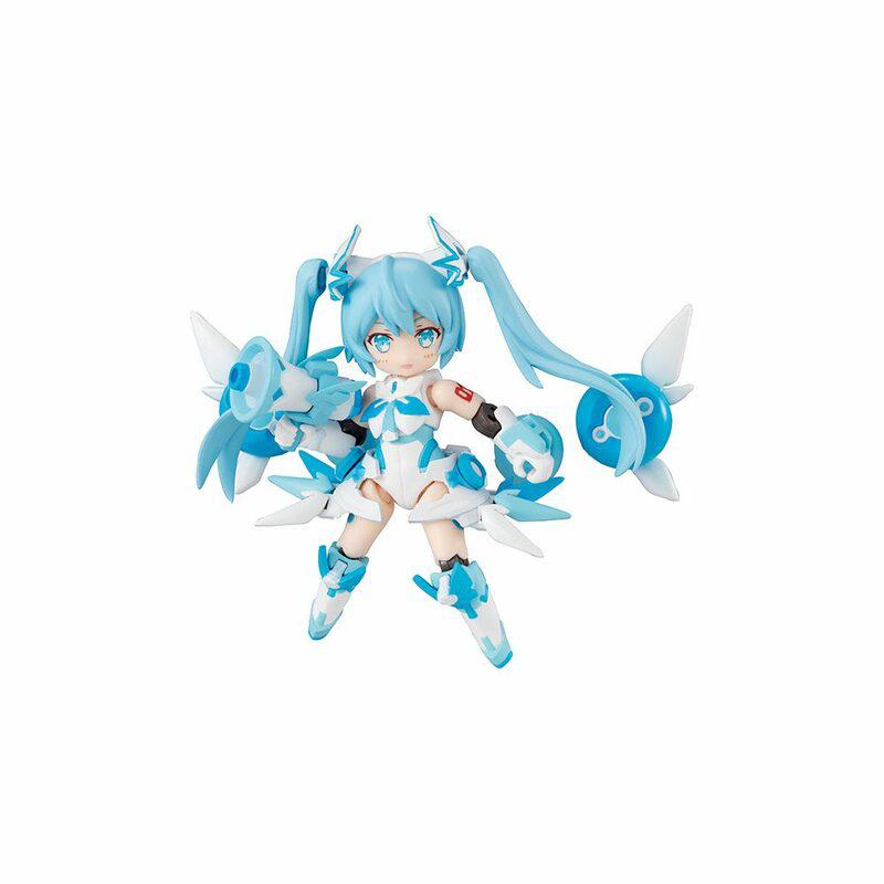 Preview: Set (3 Figuren) - Snow Miku, Luka und Rin - Desktop Singer Actionfiguren - Megahouse