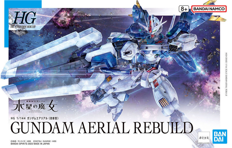 Preview: XVX-016RN Gundam Aerial Rebuild - Mobile Suit Gundam: The Witch From Mercury - HG 1/144 - Modelkit - Bandai Spirits