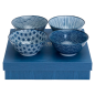 Preview: Geschenke Set Tayo Bowl | Schale in "Japan-Blau" von TOKYO Design Studio (500ml.) 