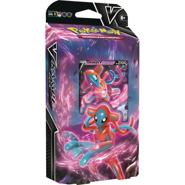 Preview: Pokemon TCG - Pokemon GO V-Kampfdeck - Zeraora -V/ Deoxys -V - Lucky Box (deutsch)