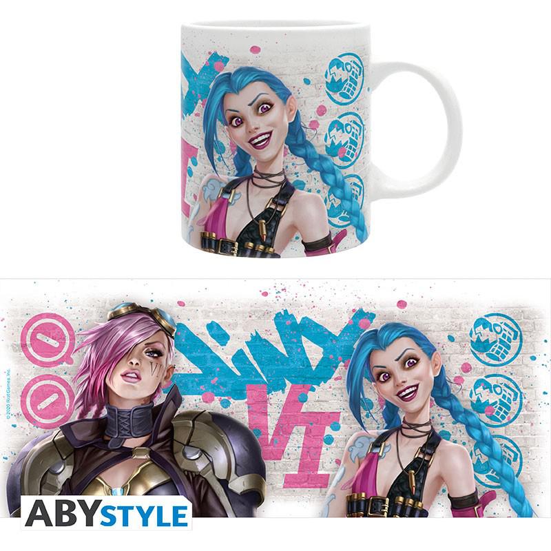 Preview: League of Legends - 320 ml Tasse - Vi vs. Jinx - AbyStyle