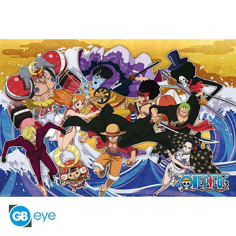 Preview: One Piece - Poster "The crew in Wano Country" (91.5x61) - GB Eye