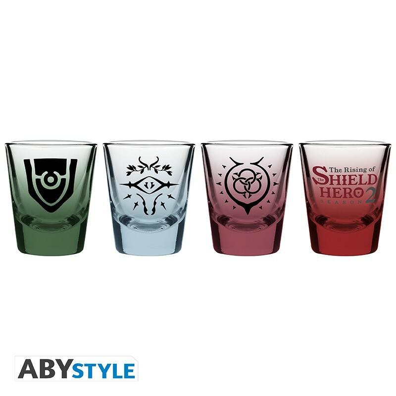 Preview: The Shield Hero - Shot Glass "Symbols" - AbyStyle