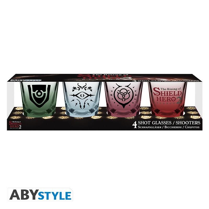 Preview: The Shield Hero - Shot Glass "Symbols" - AbyStyle