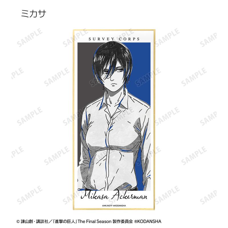 Preview: Lucky Box - Attack on Titan - Trading Shikishi with Stand Version A - Armabianca