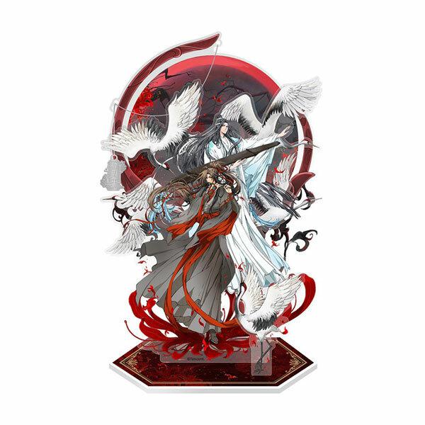 Preview: Wei Wuxian & Lan Wangji (4th Anniversary Above the Dawn and Night Version) - The Master of Diabolism / Mo Dao Zu Shi - Acrylaufsteller, Glitzer Button + Limited Edition Bild Set - Hobby Rangers