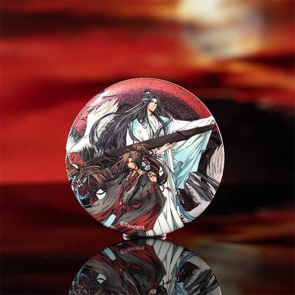 Preview: Wei Wuxian & Lan Wangji (4th Anniversary Above the Dawn and Night Version) - The Master of Diabolism / Mo Dao Zu Shi - Acrylaufsteller, Glitzer Button + Limited Edition Bild Set - Hobby Rangers