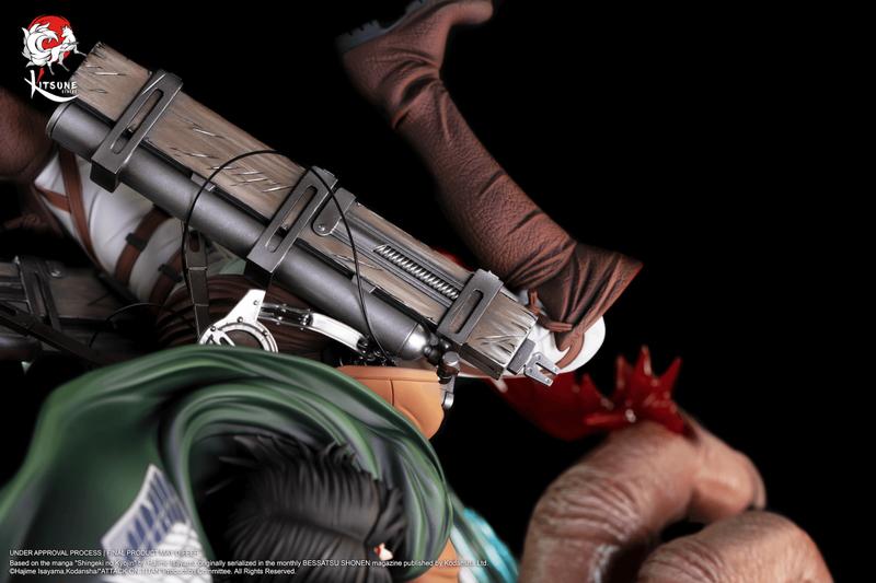 Preview: Levi Vs Beast Titan - Attack on Titan - Kitsune Statue