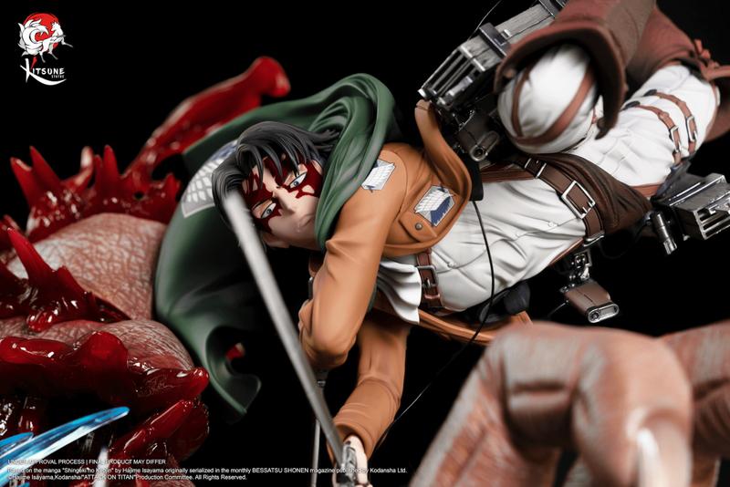 Preview: Levi Vs Beast Titan - Attack on Titan - Kitsune Statue