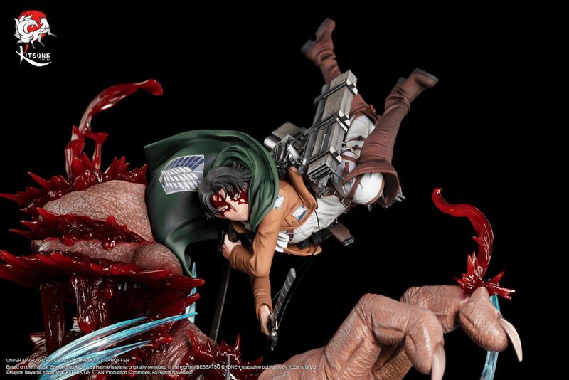 Preview: Levi Vs Beast Titan - Attack on Titan - Kitsune Statue