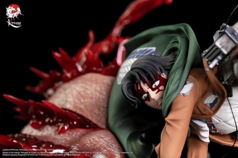 Preview: Levi Vs Beast Titan - Attack on Titan - Kitsune Statue