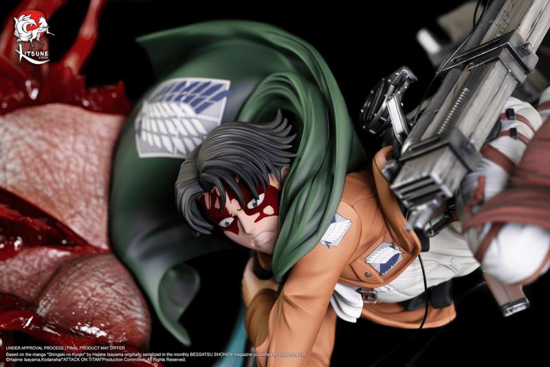 Preview: Levi Vs Beast Titan - Attack on Titan - Kitsune Statue