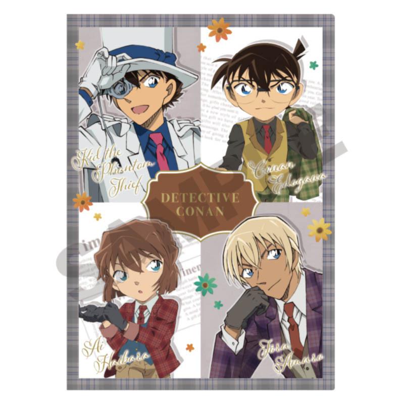 Preview: Kaito Kid, Conan Edogawa, Ai Haibara & Toru Amuro - Detektiv Conan - Clear File / Aktenhülle (British Style) - Crux