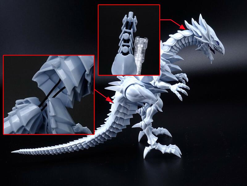 Preview: Weißer Drache mit eiskaltem Blick - Yu-Gi-Oh! Figure-rise Standard Amplified Model Kit - Bandai Spirits