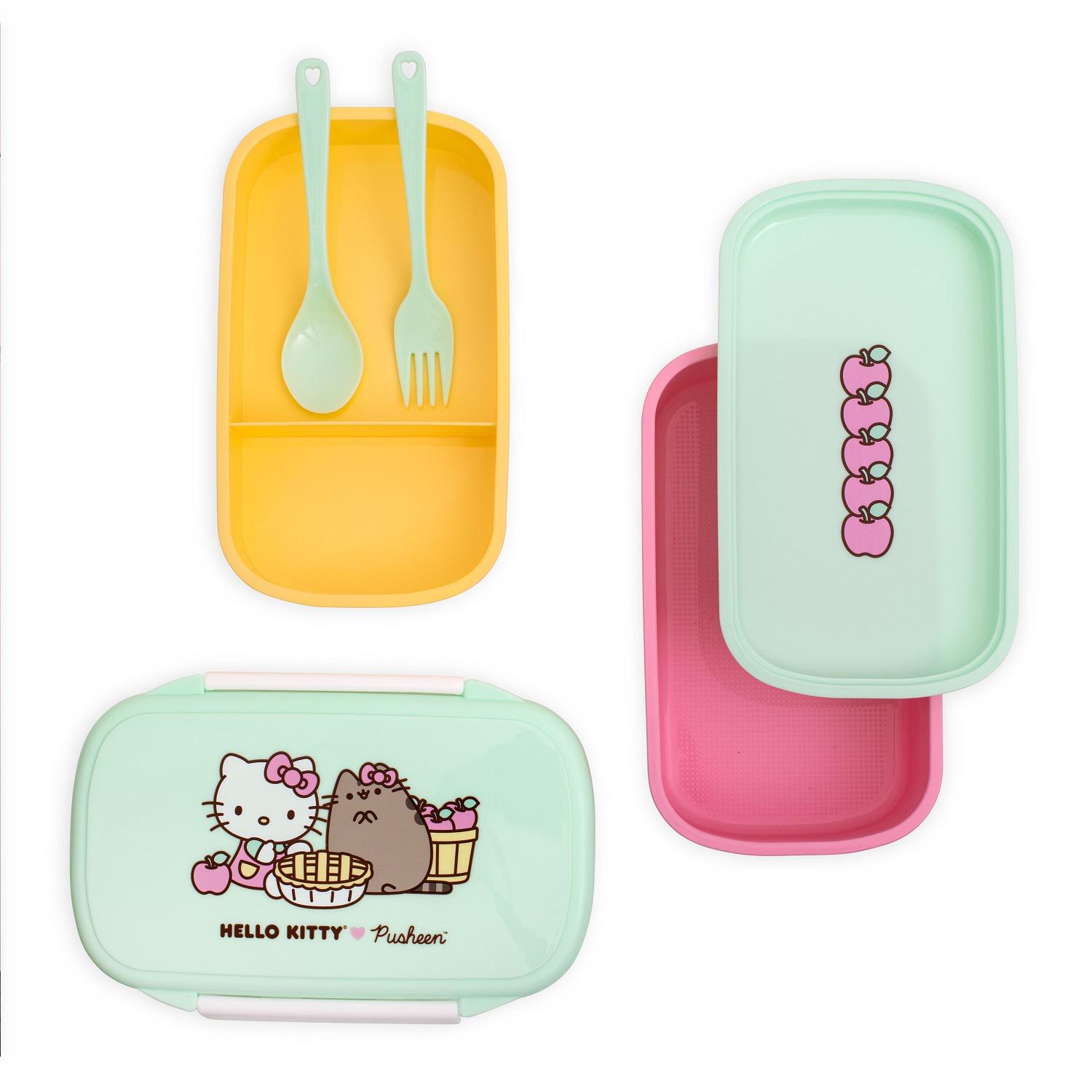 Preview: Pusheen & Hello Kitty - Bento Box (Butterbrotdose, 2er Set)