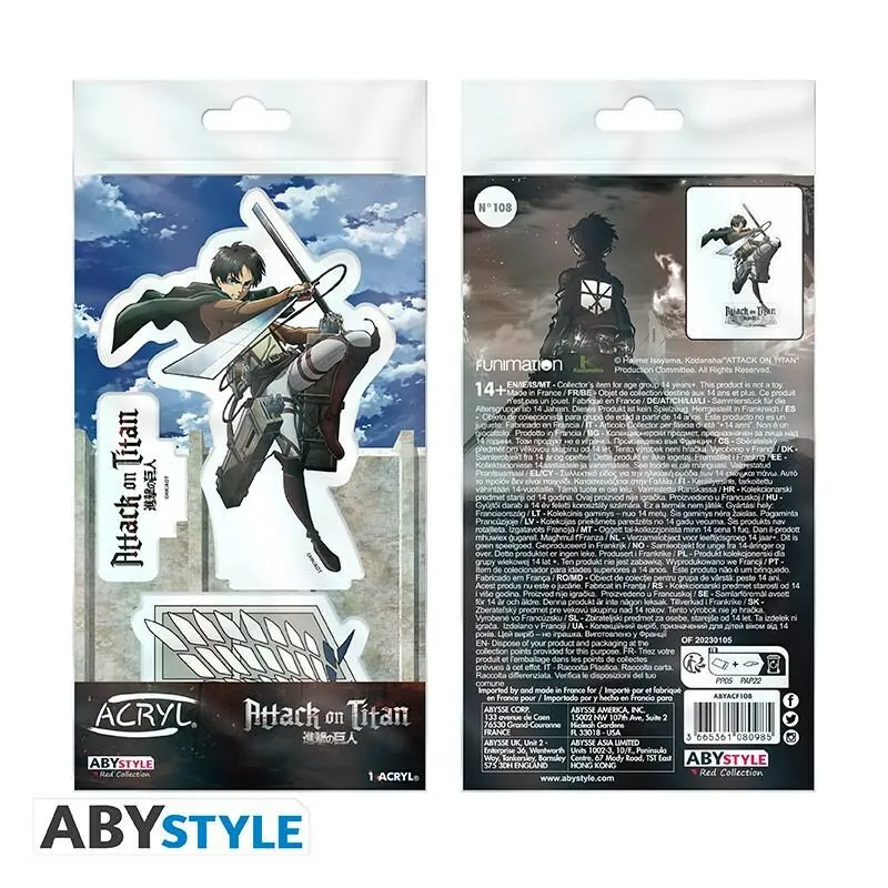 Preview: Attack on Titan - Acrylaufsteller - Eren Jäger / Yeager - Abystyle