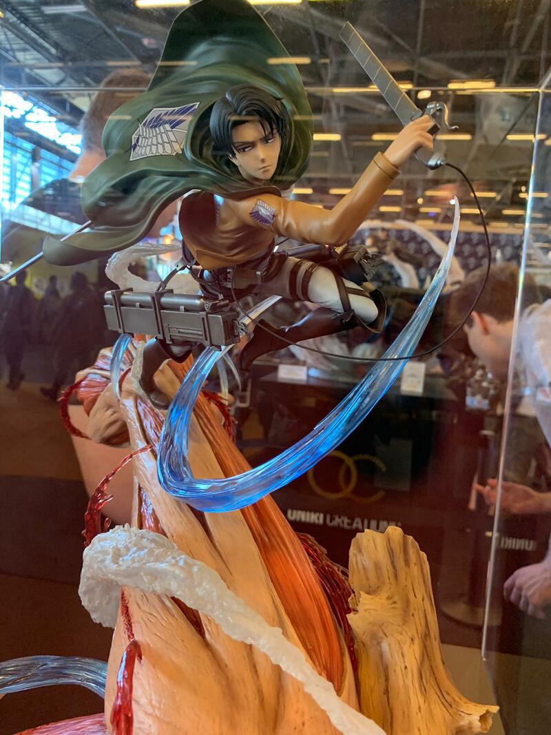 Preview: Levi vs. Female Titan - Attack on Titan - Resin Diorama - Oniri Créations