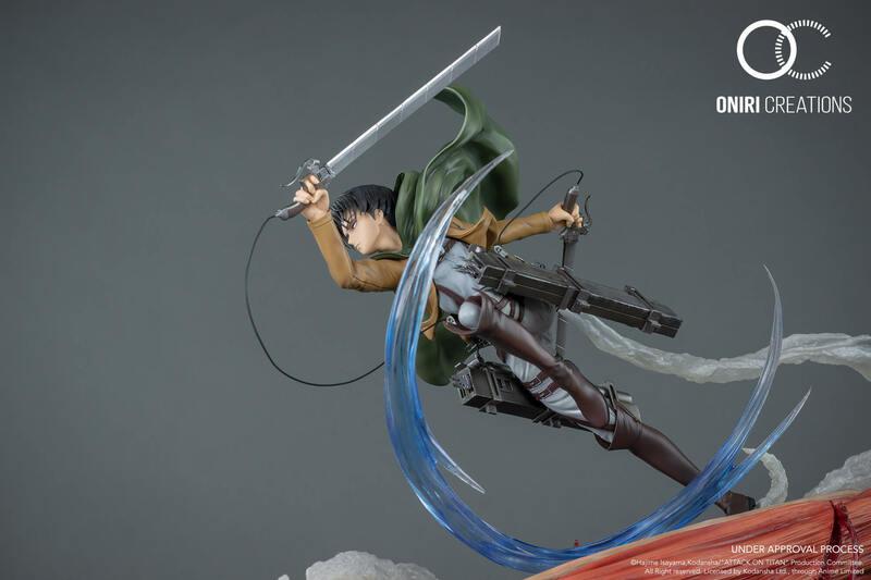 Preview: Levi vs. Female Titan - Attack on Titan - Resin Diorama - Oniri Créations