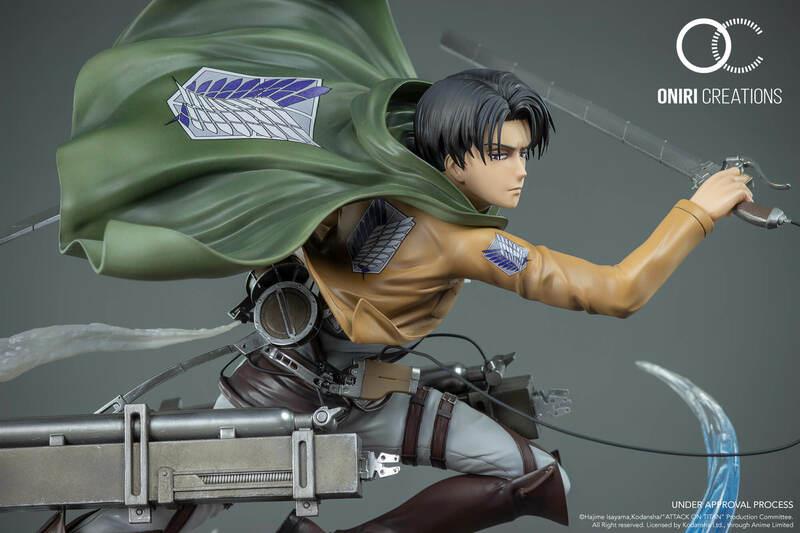 Preview: Levi vs. Female Titan - Attack on Titan - Resin Diorama - Oniri Créations