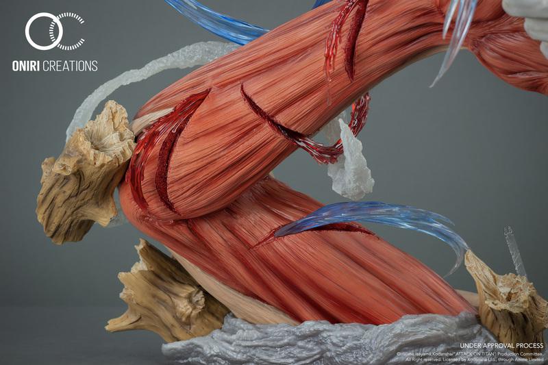 Preview: Levi vs. Female Titan - Attack on Titan - Resin Diorama - Oniri Créations