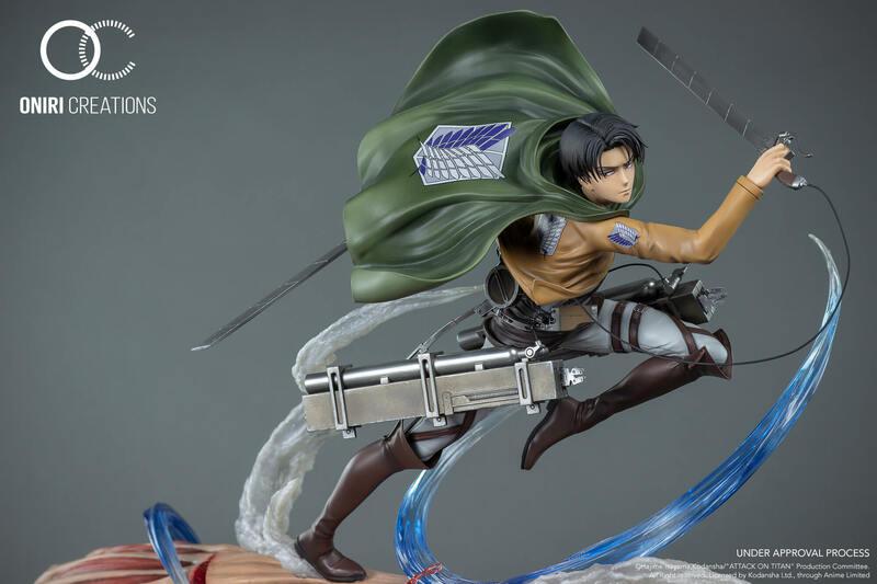 Preview: Levi vs. Female Titan - Attack on Titan - Resin Diorama - Oniri Créations